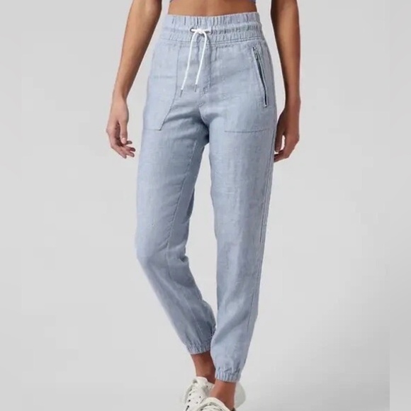 Athleta Pants - Athleta Light Cabo Linen Jogger Pants